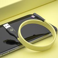 สาย Usb C สายชาร์จสำหรับเร็ว90 Xiaomi Samsung Huawei ข้อมูลแบบของเหลวเร็วองศาสายเคเบิล Usb ซิลิโคน