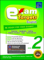 แบบฝึกหัดไวยากรณ์คําศัพท์ การสะกดคํา โครงสร้างประโยคสำหรับป.2 Exam Targets English Book 2