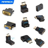 Anmck Connector Adapter HDMI-Compatible Cable 90 Corner Angle Left Right Male Female Extender Mini / Micro to HD Extension Cables