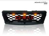 PR กระจังหน้ารถ D-MAX 1.9 ปี 2018 ดำด้าน LED