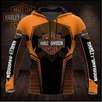 （ALL IN STOCK XZX）  Harley-Davidson Hoodies Mens Long Sleeve 3D Hoodies Hoodies mens, Harley-davidson 025153  (Free customized name logo for private chat, can be changed with or without zipper)