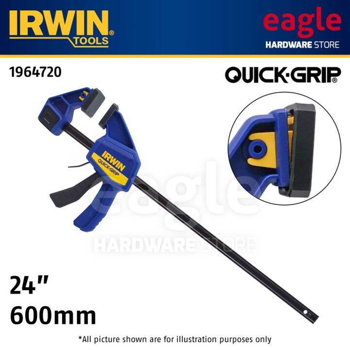 Irwin 1964720 600mm ( 24" ) MediumDuty Bar Clamp / Spreader ( 524QCEL7