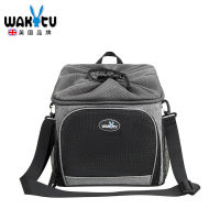 Spot parcel postWakytu British One-Shoulder Large Capacity Bag Leisure Breathable Outing Bicycle Square Portable Cat Bag