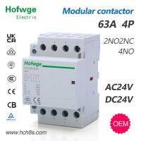 Hch8s-63z ดีซีคอนแทคเตอร์2P 40a 2no2nc Ac24v 4no Dc24v อัตโนมัติ