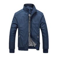 [COD] Large size new mens jacket single clothes stand-up collar spring and autumn casual business coat