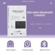 Bàn phím bluetooth kèm Trackpad của Coteetci dòng siêu mỏng đầy đủ các phím