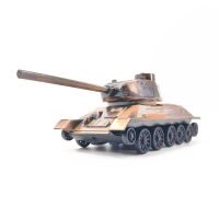 Factory Direct Sales Zinc Alloy Tank Simulation Military Model Metal Crafts Home Decoration Retro T34