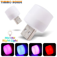 [บ้าน Timmo] โคมไฟปลั๊ก USB คอมพิวเตอร์ชาร์จพลังงานมือถือ USB ไฟกลมเล็ก LED ป้องกันดวงตาไฟอ่านหนังสือไฟกลางคืน