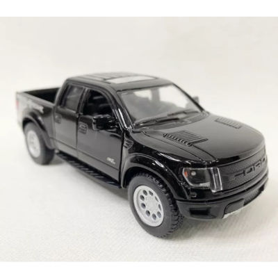 โมเดลรถกระบะ Ford Raptor สเกล 1:46 สีดำ รุ่นปี 2013