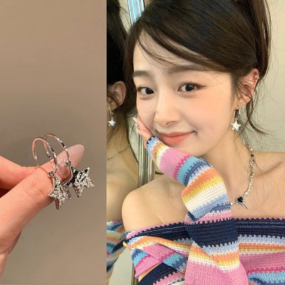 Hot Girl Rhinestones Jewelry Harajuku Women Star Girl Ear Accessories Ear Studs Earrings