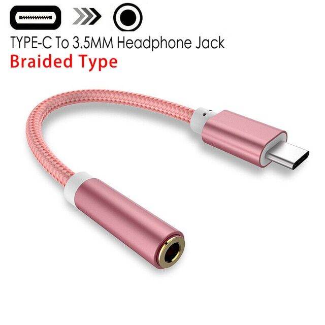 Type C To 35mm Jack Converter Earphone Audio Adapter Cable Type Usb C To 35 Mm Headphone Aux 2746