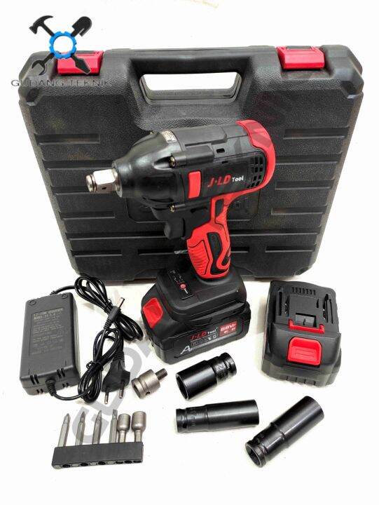 IMPACT WRENCH JLD 48V 48S / Mesin IMPEK Pembuka Buka Baut Pengencang