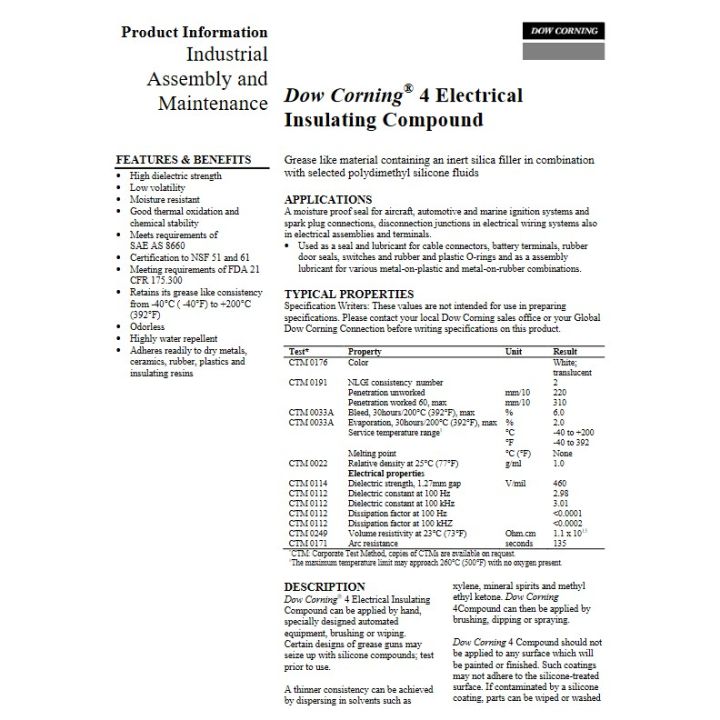 dow-corning-4-สารประกอบฉนวนไฟฟ้า-สีขาว-ขนาด-5-3oz-150g