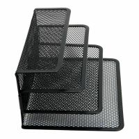 【CC】 New Mesh Sorter Mail Document Tray Desk Office File Organiser Holder Multifunctional Storage DOM668