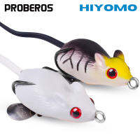 PROBEROS 1PCS ซิลิโคนเหยื่อตกปลา5ซม. 9G Soft Mouse Lure Swimbait Spinner Wobblers Sneakhead Fishing Tackle FR005