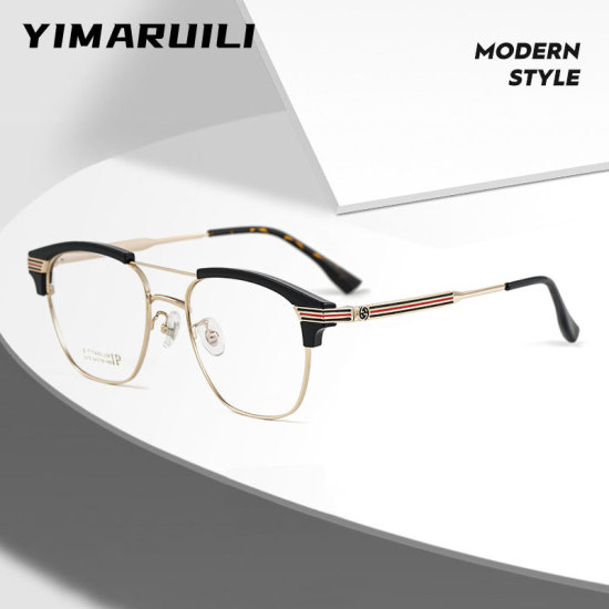 Yimaruili 2022 neue retro doppel strahl brillen ultra - ảnh sản phẩm 1