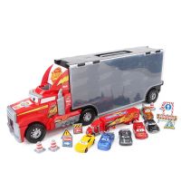 ✠☈▨ jiozpdn055186 Disney-Anime Figura Car Set Para Crianças Modelo De Carro Diecast Brinquedo Do Caminhão Tio Relâmpago Mcqueen Jackson Storm Presentes