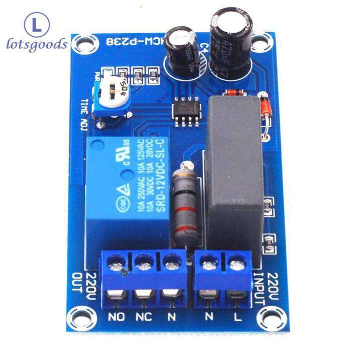 220V Relay Module Adjustable Time Delay Relay Module Input Output
