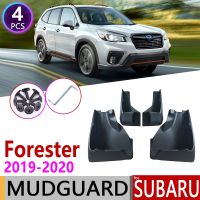 บังโคลนหน้าหลัง4ชิ้นสำหรับ Subaru Forester SK 2019 ~ 2020บังโคลนแผ่นบังโคลนยางบังโคลนอุปกรณ์เสริม Gen 5th