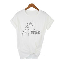 เพื่อนบ้านของฉัน Totoro โลโก้สตูดิโอ Ghibli Kaonashi NoFace อะนิเมะ Kawaii TShirt