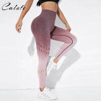 2023 Hollow Out กีฬาฟิตเนส Leggings Gradient ตาข่าย Leggings สูงเอวกางเกงโยคะ Push Up กางเกงยิมผู้หญิงออกกำลังกาย Leggings...