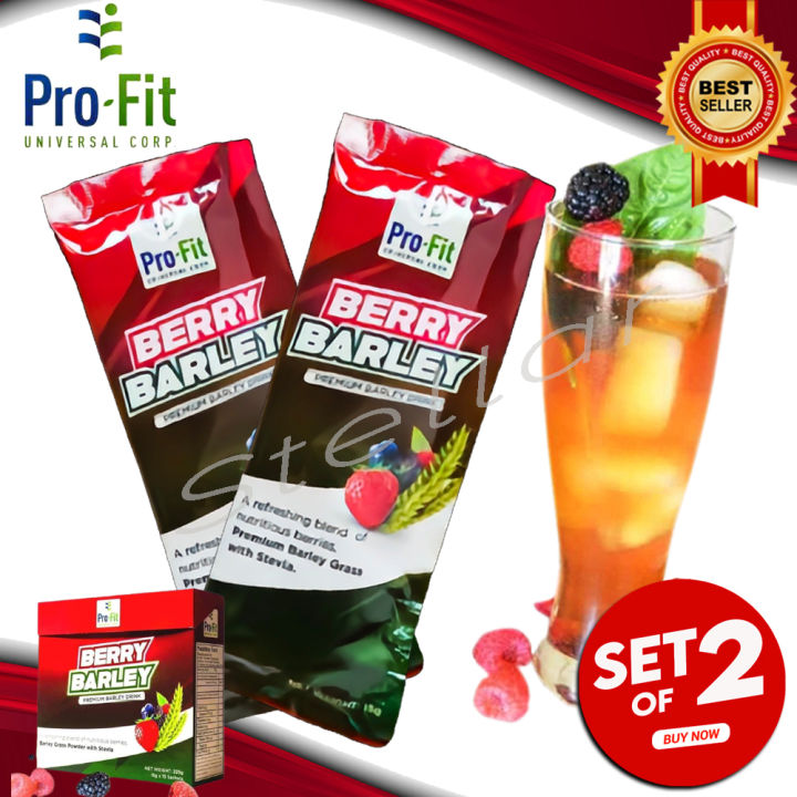 SET OF 2! BOX 15 Sachets Profit Berry Barley Original Premium