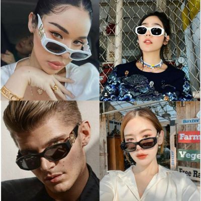 Sunglasses แว่นตา แว่นตากันแดด แว่นตาแฟชั่น แว่นกันแดด แว่นแฟชั่น แว่นตา VS-1 โลโก้ทอง  แว่นตากันแดด  [พร้อมส่งเก็บปลายทาง] แว่นผู้หญิง แว่นผู้ชาย แว่นตากันแดดผู้ชาย ผู้หญิง แว่นเด็ก