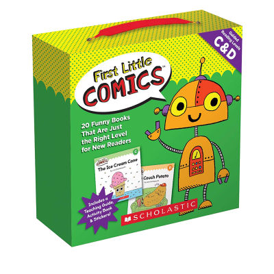 Audio first little comics parent pack levels C &amp; D parent reading guide 20 volumes boxed with stickers childrens Enlightenment English original