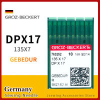 50PCS DPX17 (135X17) GEBEDUR Heat Proof Groz-Beckert Needles For Industrial Walking Sewing Machine JUKI Durkopp SY3355 Titanium