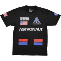astronaut เสื้อยืด คอกลม แขนสั้น แฟชั่น นาซ่า อวกาศ unisex MBG S-5XL