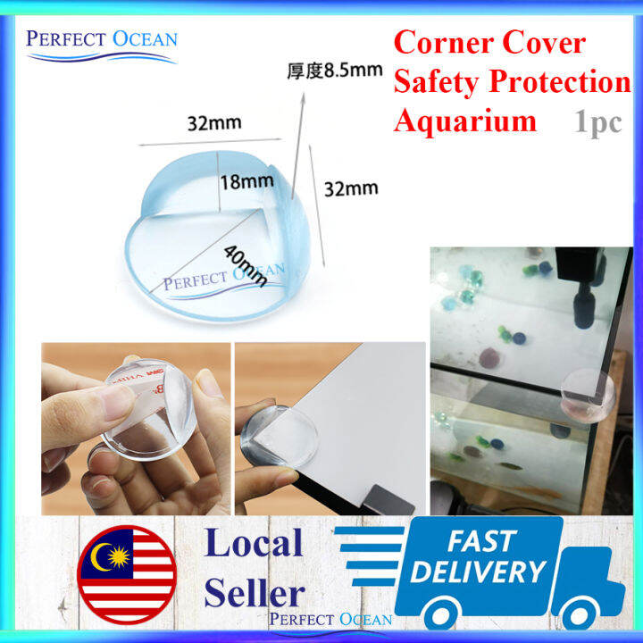 Corner Cover Safety Protection Aquarium Edge Guard Fish Tank 🌊READY STOCK🌊 Perfect Ocean Lazada