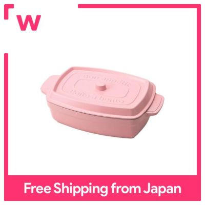Takenaka หม้อกล่องใส่อาหารทรงสี่เหลี่ยมสำหรับเด็ก T-76399ขนาด600มล. ทำจากญี่ปุ่น