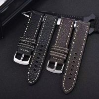 【Hot Sale】 leather (double-sided cowhide) watch strap unisex high-quality anti-sweat breathable super soft retro