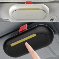 Glasses Holder for Car for Sun Visor Doors for SEAT Backs Sunroofs Car Accessories ABS Directly Clamp Black/White Eyewear case