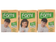 Sữa đậu nành FAMI nguyên chất vỉ 6 hộp 200ml
