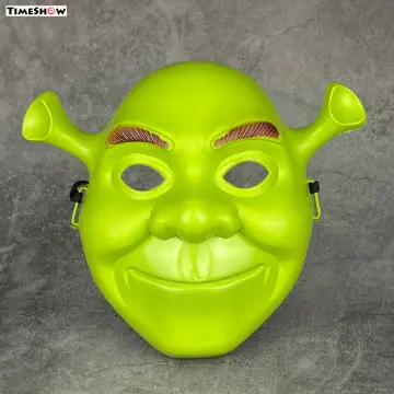 Shrek Is So Scared Funny Cool Cloth Mask Shrek Face Meme Film