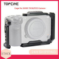 โครงใส่กล้อง TOPCINE ใช้ได้กับกล้อง SONY FX30/FX3 3/8 "-16รูสำหรับ ARRI ฐานตั้งสำหรับไมโครโฟนและ Ligh