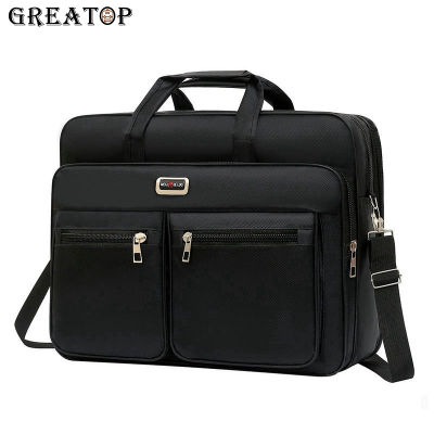 GREATOP 20inch Large Capacity Men Messenger Bag Multifunction Waterproof Crossbody Bag Oxford Travel Bag for Male Business