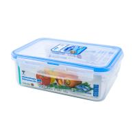 กล่องถนอมอาหาร กล่องใส่อาหาร เข้าไมโครเวฟได้ ความจุ 1.45 ลิตร ป้องกันแบคทีเรียและแบคทีเรีย แบรนด์ Super Lock รุ่น 6115/1