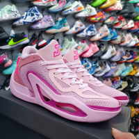 [Original] รองเท้าบาสเก็ตบอล J Tatum- Pink Red Fashion Comfortable Basketball Shoes All Match Sports Shoes