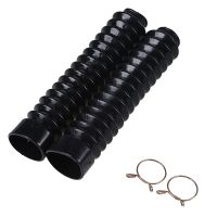 ▼✓☌ Front Suspension Fork Cover Shock Absorber 210x42x25mm Black