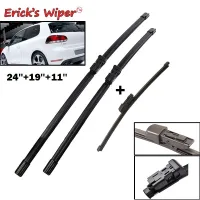 ชุด Erick Ruitenwisser Voor &amp; Achter Wisserbladen Vw Golf 6 Hatchback 2009 - 2012 Voorruit Front Venster 24 "+ 19" + 11"