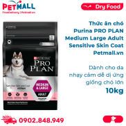 Thức ăn chó Purina PRO PLAN Medium Large Adult Sensitive Skin Coat 10kg