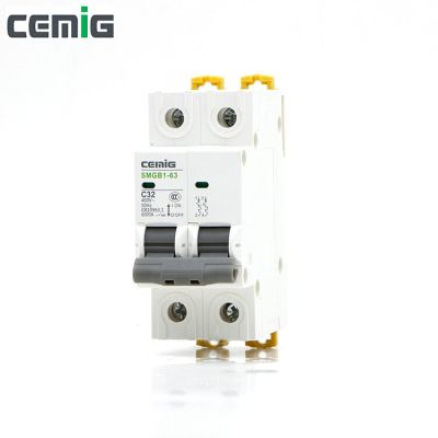 Cemig 2P Ac Mcb Miniature Circuit Breaker Smgb1-63/2P 16a 20a 25a 32a 40a 50a 50/60Hz Ac230/400