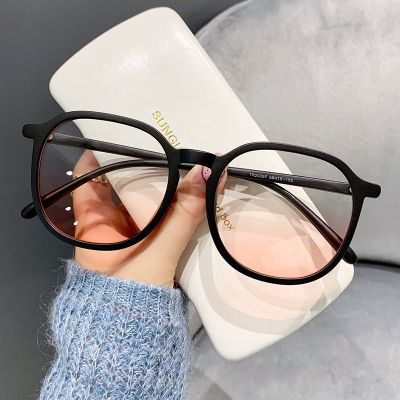 ZUEE 2022 New Ins Style Anti Blue Light Powder Blusher Sunglasses Women 39;s Sunscreen Beauty GlassesTransparent Computer Glasses