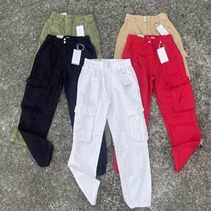 Bershka Cargo Pants (Highwaist) Lazada PH