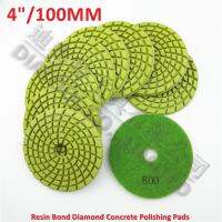 DIATOOL 9pcs 4inch Diamond Resin Bond Concrete Polishing Pads 800 Renew Pads Beton Floor Renew Reparing Disk Dia 100mm