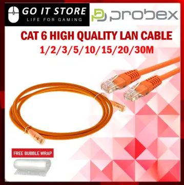 1M 5M 10M 15M 20M 30M Cat 6 Ethernet Cable Flat Long High Speed Network  Cable