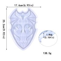 DIY Crystal Epoxy Resin Mold Fly Dragon Shield Casting Silicone Mould Handmade Home Wall Decoration Craft Making Tools