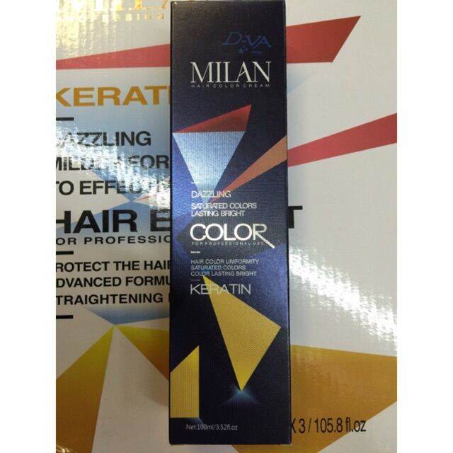 Milan hair color cream firstpage assorted color 100ml salon use Lazada PH